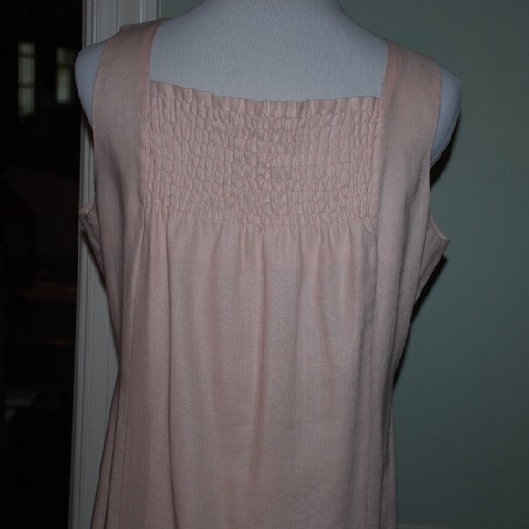 NWOT Rafella Vintage Classic Linen Dress - Picture 5 of 6